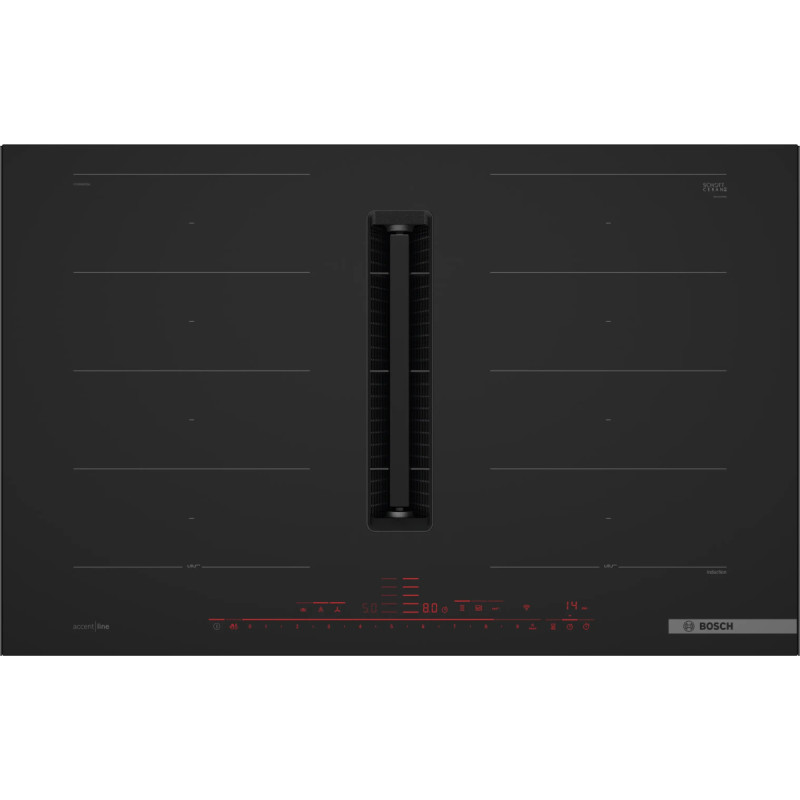 Bosch Induction hob with integrated ventilation system PXX89BD56E