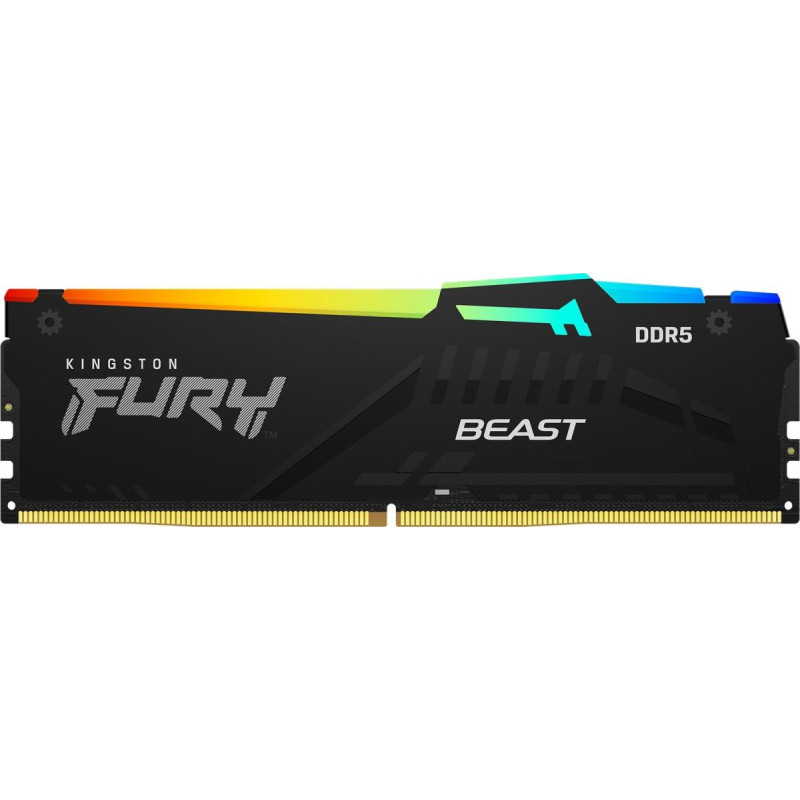 Kingston Fury Pamięć Kingston Fury Beast RGB, DDR5, 128 GB, 5600MHz, CL40 (KF556C40BBAK4-128)