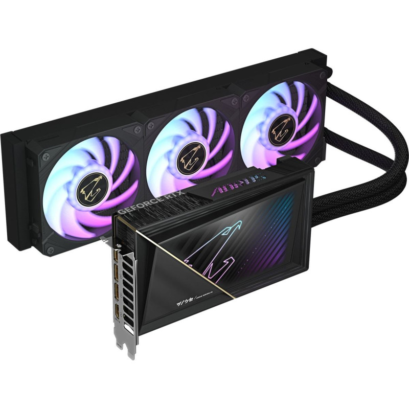 Gigabyte Graphics card GeForce RTX 5080 AORUS XTREME WATERFORCE 16G 256BIT