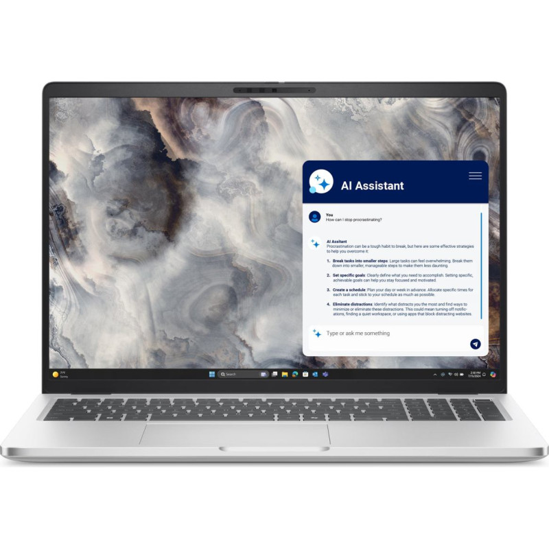 Dell Laptop Dell Pro 16 Plus PB16250 Ultra 5 236V / 16 GB / 512 GB / W11 Pro (BTO201_PB16250_EMEA)