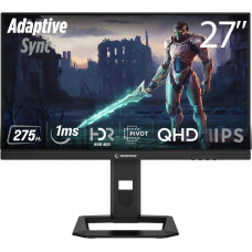 Rampage Monitor Rampage Rampage Slice Monitor gamingowy 27'' QHD 275 Hz 1 ms FastIPS G-Sync HDR 400