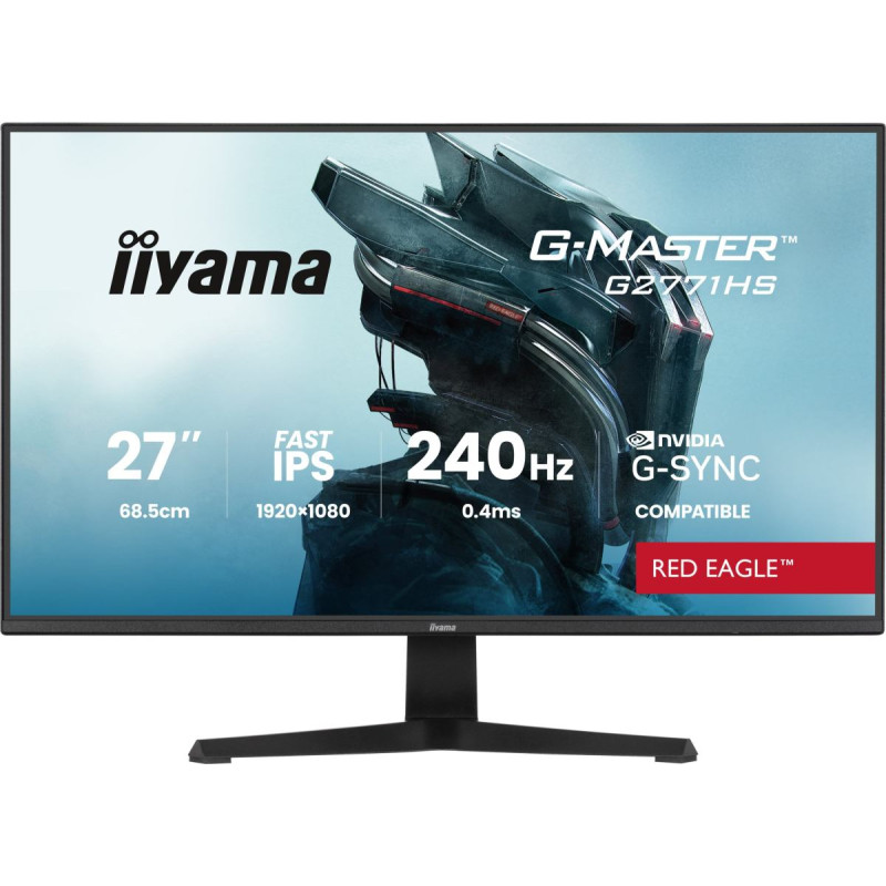 Iiyama G-MASTER G2771HS-B1 computer monitor 68.6 cm (27") 1920 x 1080 pixels Full HD Black