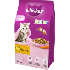 Whiskas Junior with chicken - dry cat food - 14kg