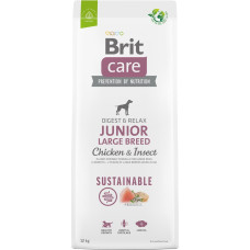 Brit Care Dog Sustainable Junior Large Breed Chicken & Insect - dry dog food - 12 kg