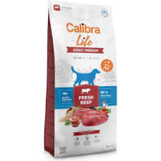 Calibra Dog Life Adult Medium Fresh Beef - dry dog food - 12kg