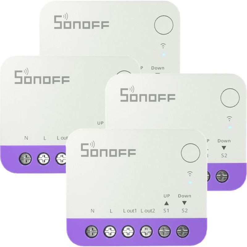 Sonoff MINI-RBS WiFi Smart Mini Roller Shutter Switch (4 pcs.)