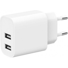 Gembird Ładowarka USB-Ax2 2.4A biała