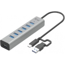 I-Tec Hub USB-C Charging Metal HUB 7 Port
