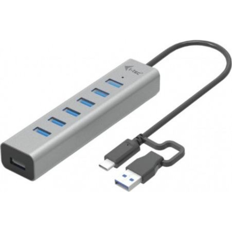 I-Tec Hub USB-C Charging Metal HUB 7 Port