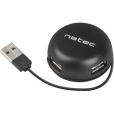 Natec Hub USB 4 port Bumblebee USB 2.0 black