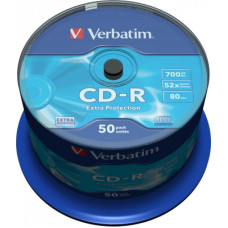 Verbatim CD-R 52x 700MB 50P CB DL Ex Prot 43351