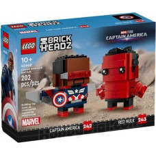 Lego klotsid BrickHeadz 40668 Kapten Ameerika ja Punane Hulk