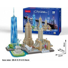 Cubic Fun Puzzle 3D City Line New York