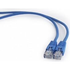 Gembird Blue Patch cord cat. 5E molded strain relief 50u" plugs, 2 meters