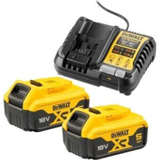 Dewalt DCB1104P2-QW Set charger DCB1104 + 2 batteries DCB184 18 V 5 Ah