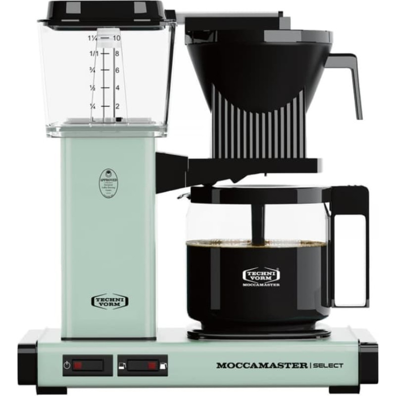 Moccamaster Drip coffee maker MOCCAMASTER KBG Select - Pastel Green 1,25 l Green