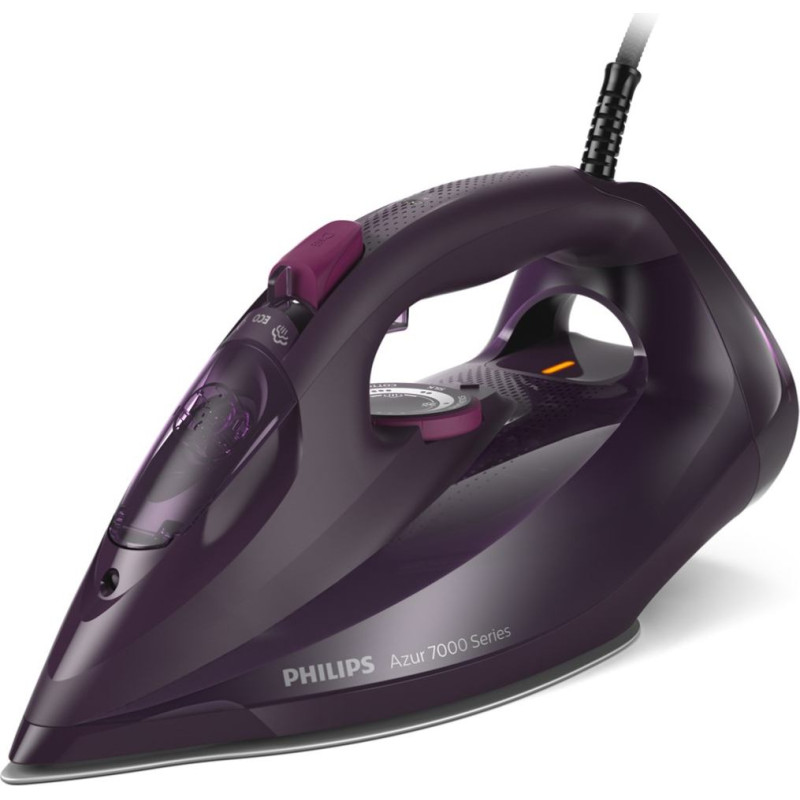 Philips 7000 series DST7061/30 iron Steam iron SteamGlide Elite soleplate 3000 W Purple