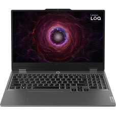 Lenovo LOQ 15ARP9 AMD Ryzen&trade; 5 7235HS Laptop 39.6 cm (15.6") Full HD 16 GB DDR5-SDRAM 512 GB SSD NVIDIA GeForce RTX 4050 Wi-Fi 6 (802.11ax) NoOS Grey