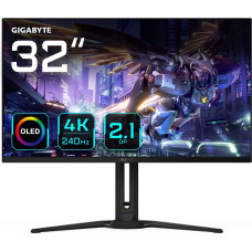 Gigabyte AORUS FO32U2P 32&rdquo; OLED Gaming Monitor - 3840 x 2160(UHD), 240Hz, 0.03ms, 250 cd/m2, KVM, FreeSync Premium Pro, DisplayHDR True Black 400, Displayport2.1