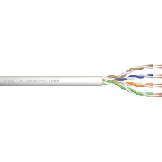 Digitus Cable teleinformatic, installation, U/UTP cat.5e 4x2xAWG24/1, wire, copper, PVC, 305m, gray
