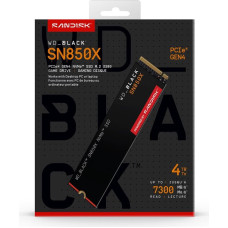 WD Western Digital Black SN850X 4 TB M.2 PCI Express 4.0 NVMe