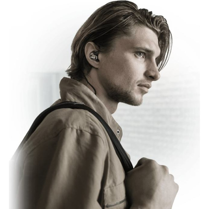 Shure AONIC 215 - in-ear headphones with single transducer and 3.5mm cable (transparent)