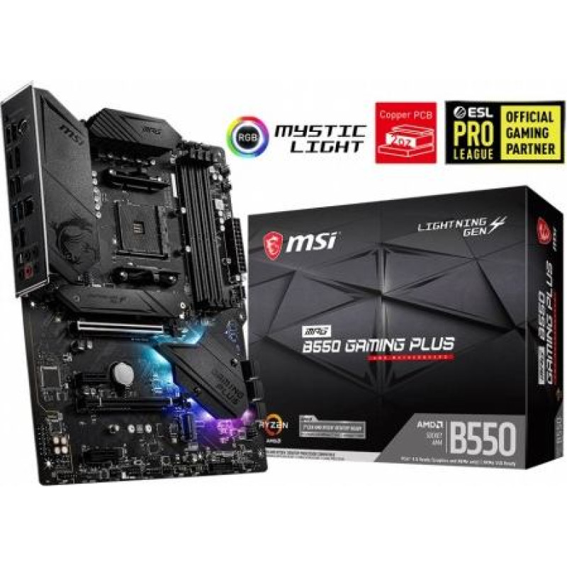 MSI MPG B550 GAMING PLUS AM4 4DDR4 HDMI/DP ATX