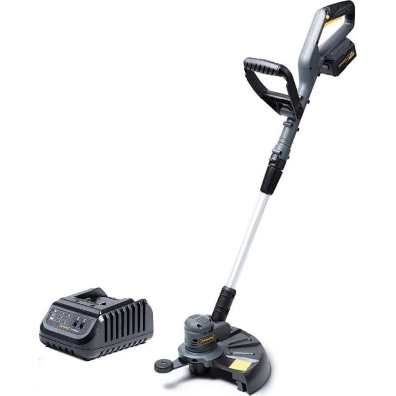 Grunder Aku muruniiduk GT-L0118, koos akuga ja laadijaga.