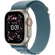 Apple Watch ultra 3 (2025) GPS + cellular 5G 49mm natur titanium case with light blue/alpine loop M EU MEWM4