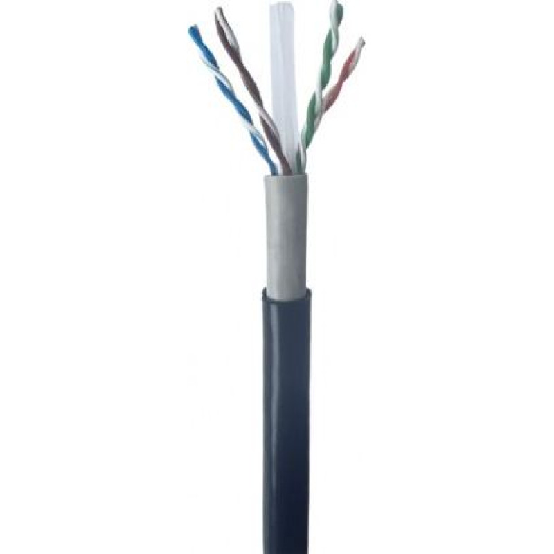 Gembird Cable CAT6 UTP LAN, wire, 305 m, outside, black