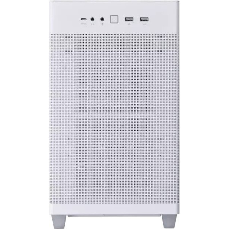 Asus PRIME AP201 CASE TG WHITE Mini Tower Valge