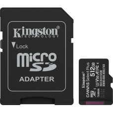 Kingston microSDXC Canvas Select Plus Gen3 512GB 150R Class 10 UHS-I