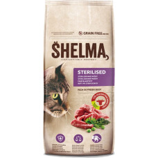 Shelma Sterilised Beef - dry cat food - 8kg