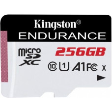 Kingston microSD card 256GB Endurance 95/45MB/s C10 A1 UHS-I