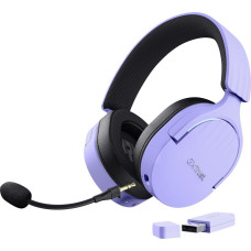 Trust GXT 491P FAYZO Headset Wired & Wireless Head-band Gaming USB Type-A Bluetooth Black, Purple