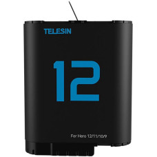 Telesin lithium battery for GoPro Hero 12/11/10/9 (blue)