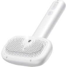 Rojeco hair grooming brush with steam function (white)