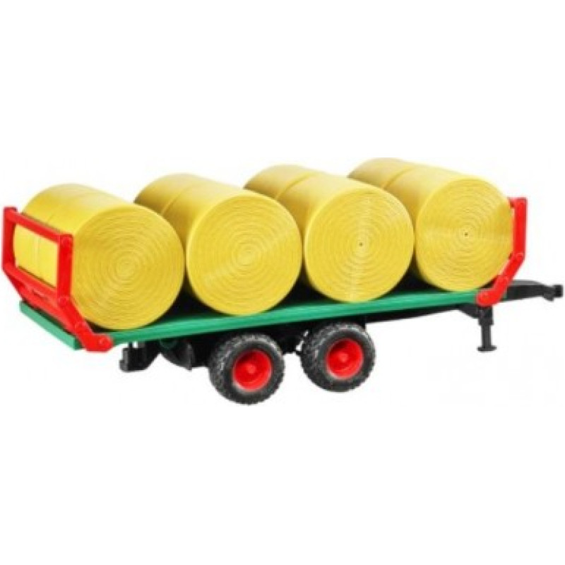 Bruder Bale transport trailer with 8 round ba