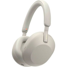 Sony WH-1000XM5 Bluetooth Wireless Over-Ear Headphones, BT 5.0, TWS, Noise Cancelling, Silver EU