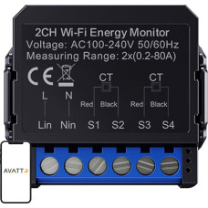 Avatto WiFi WPM16-2 smart bi-directional energy meter