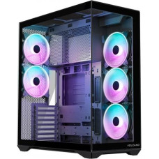 Modecom PC case Volcano Space XL ARGB Full Tower 5 fans, black