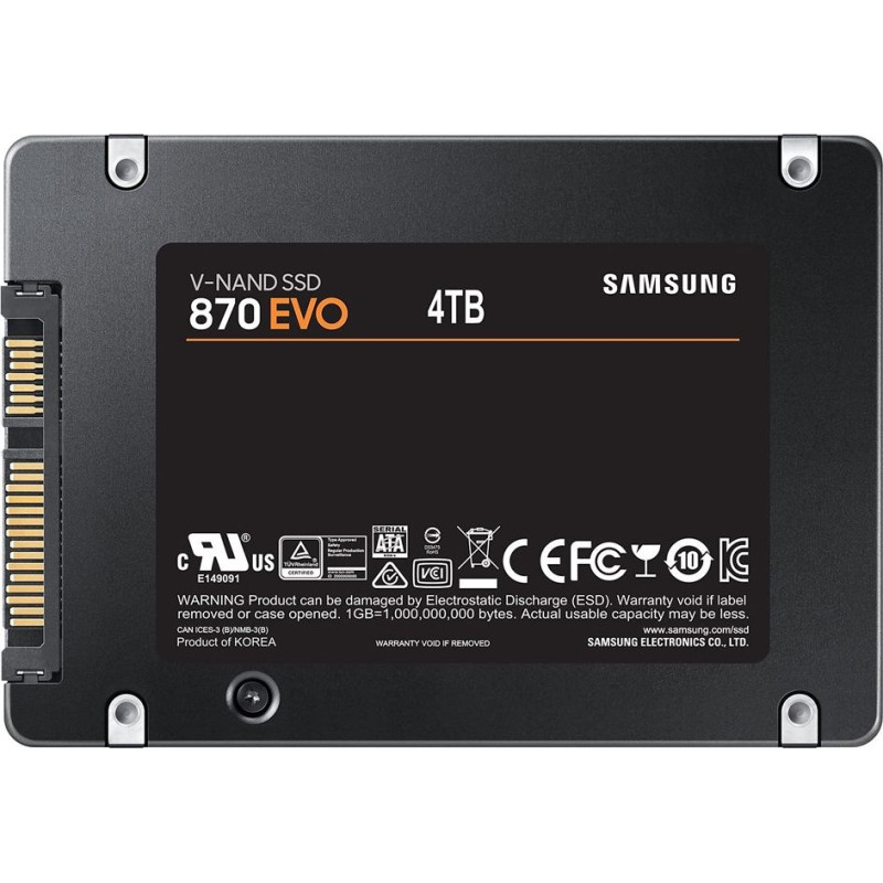 Samsung 870 EVO 4 TB 2.5" Serial ATA III V-NAND