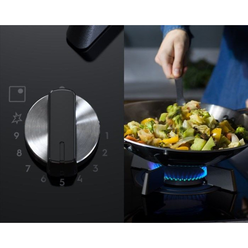 Electrolux Induction-gas hob ELECTROLUX KDI641723K 800 Mixed 60 cm Black