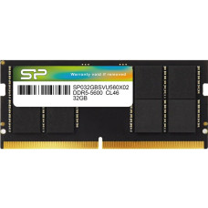 Silicon Power SP032GBSVU560F02 memory module 32 GB 1 x 32 GB DDR5 SODIMM 5600 MHz ECC