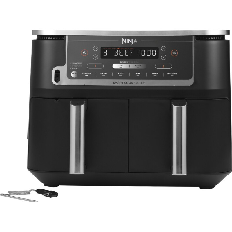 Ninja Hot air fryer Foodi MAX, AF451EU, with digital food thermometer