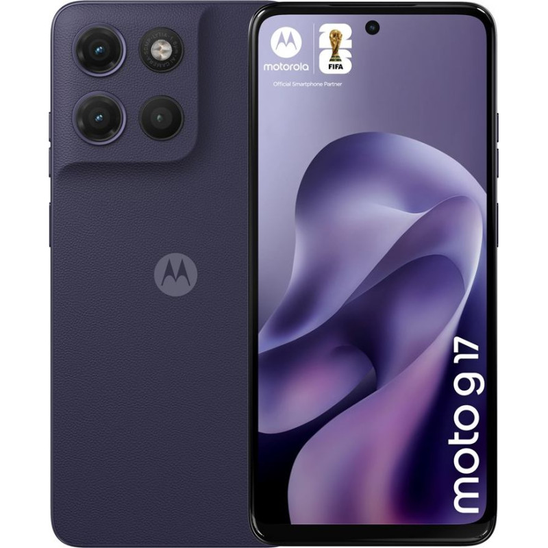 Motorola Moto G17 8/128 GB smartphone in PANTONE Evening Blue (Violet)