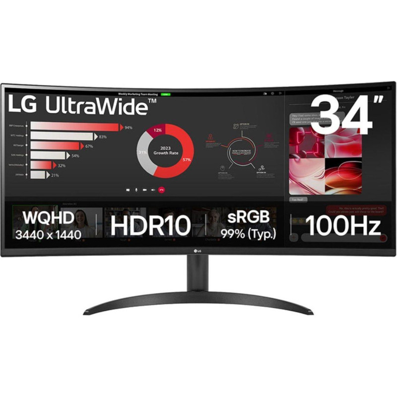 LG Monitor LG UltraWide 34WR50QK-B