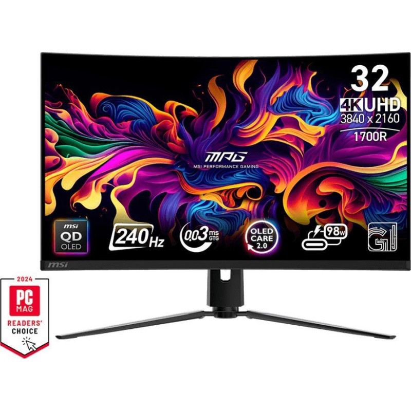 MSI MPG 321CURX - 240Hz | 4K | 32'' | QD OLED | 0.03ms