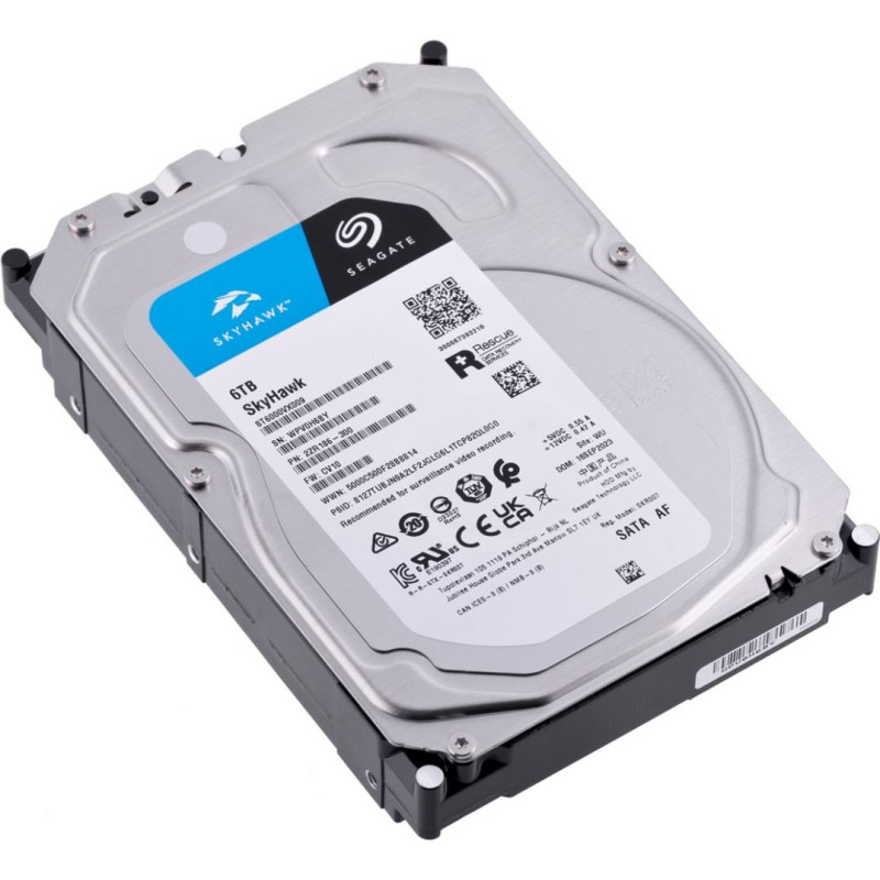 Seagate SkyHawk internal hard drive 6 TB 256 MB 3.5" Serial ATA III (ST6000VX009)