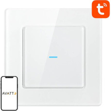 Avatto Smart Light Switch WiFi Avatto N-TS10-W1 1 Way TUYA (white)